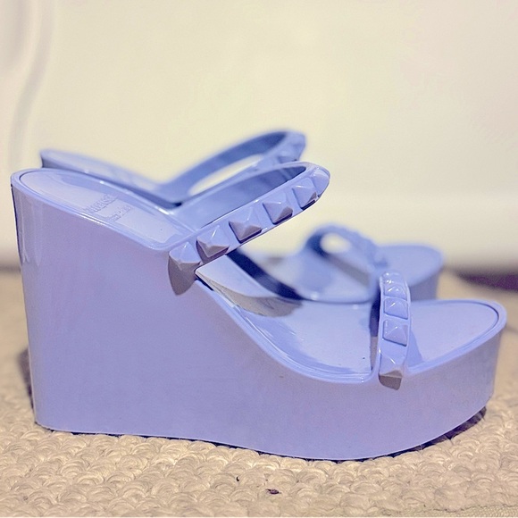 CARMEN SOL Tonino Wedge – Baby Blue – Size 9 - Picture 3 of 5
